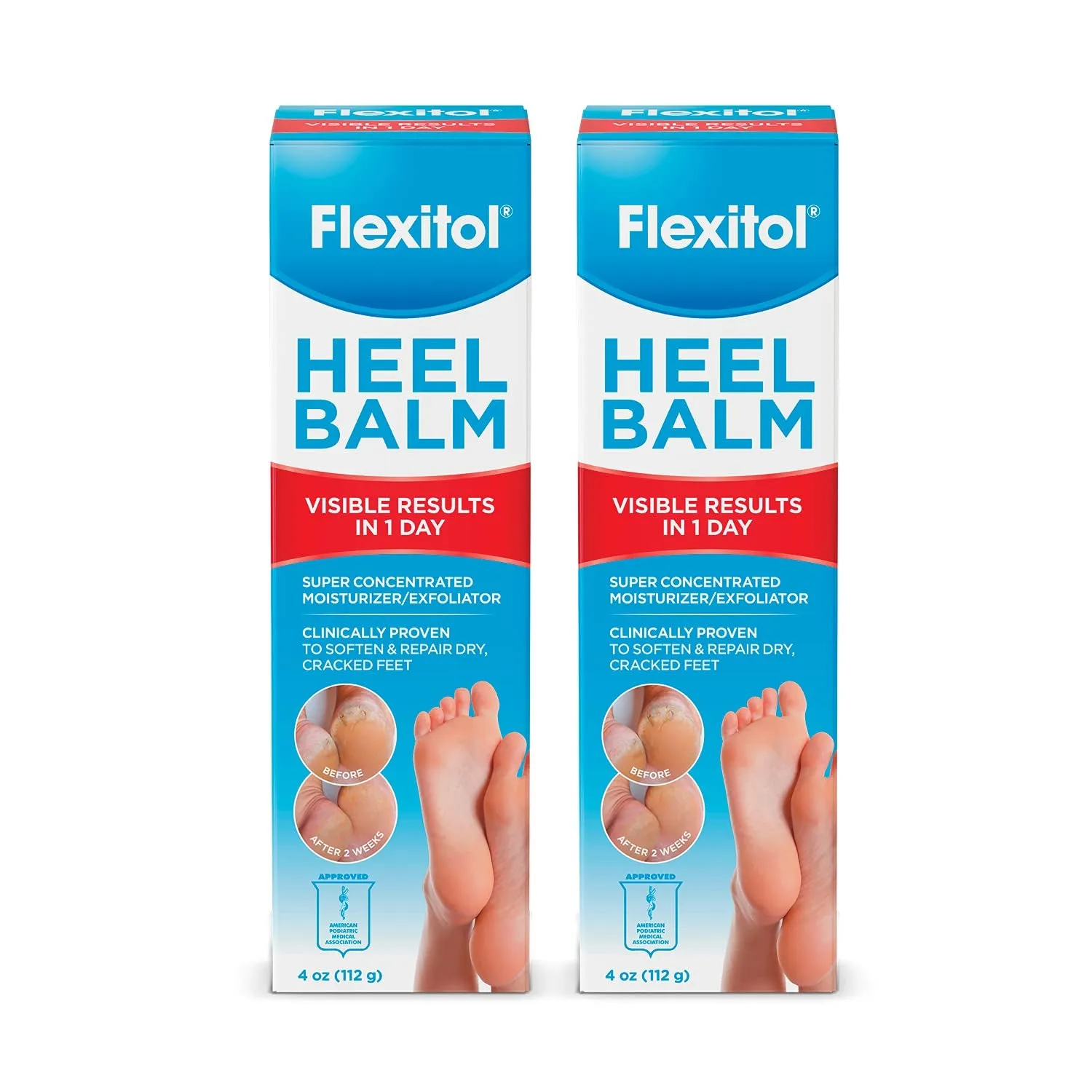 Heel Balm, Rich Moisturizing & Exfoliating Foot Cream, Original Version, 4 Oz