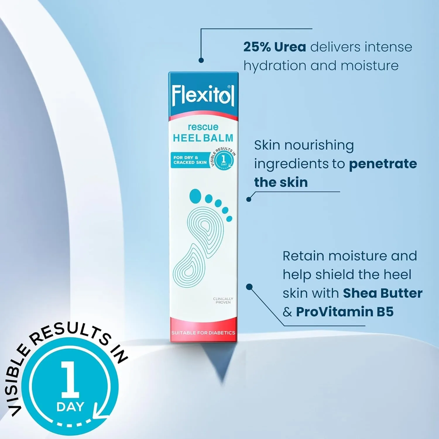 Heel Balm, Rich Moisturizing & Exfoliating Foot Cream, Original Version, 4 Oz