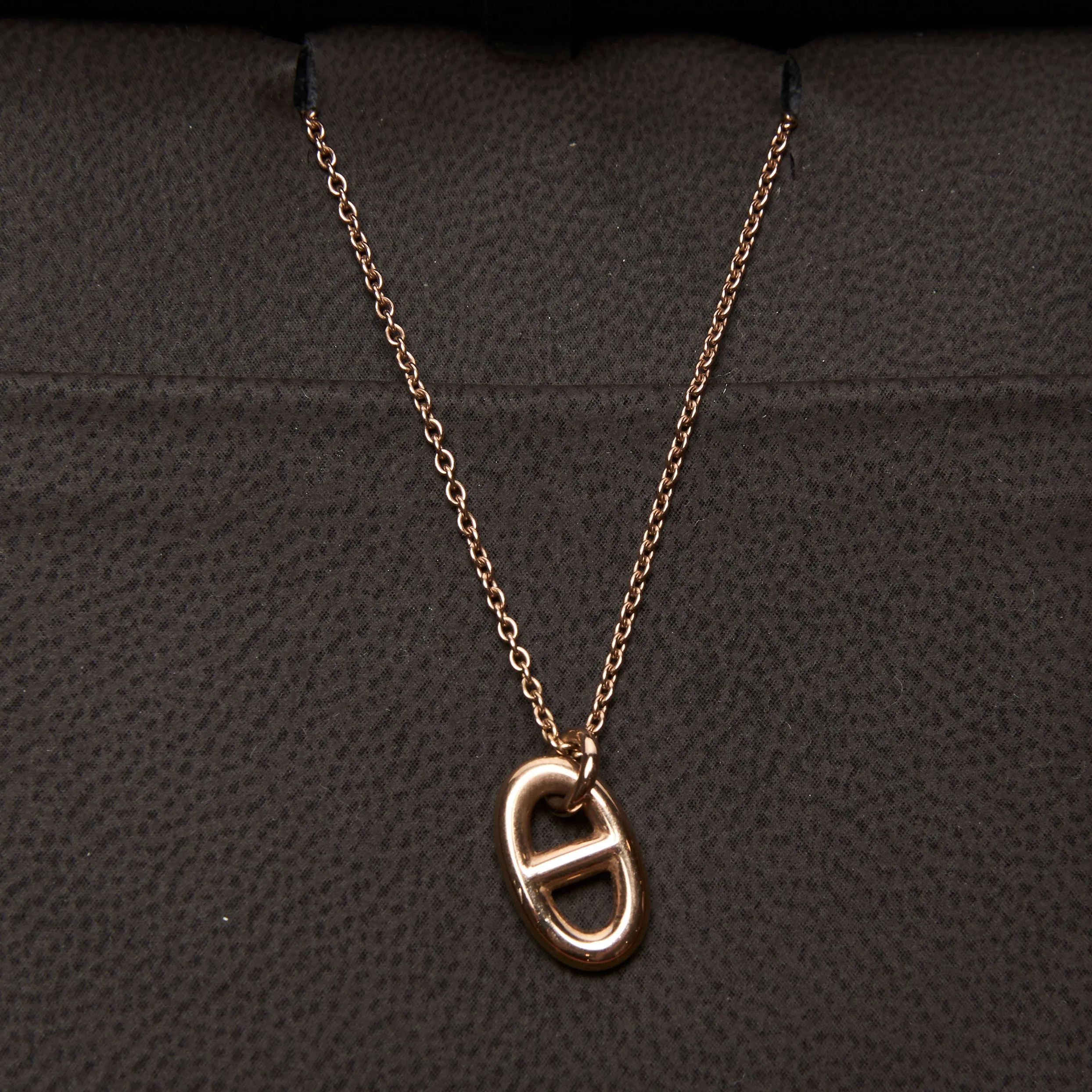 Hermes Farandole Rose Gold Pendant Necklace (small)