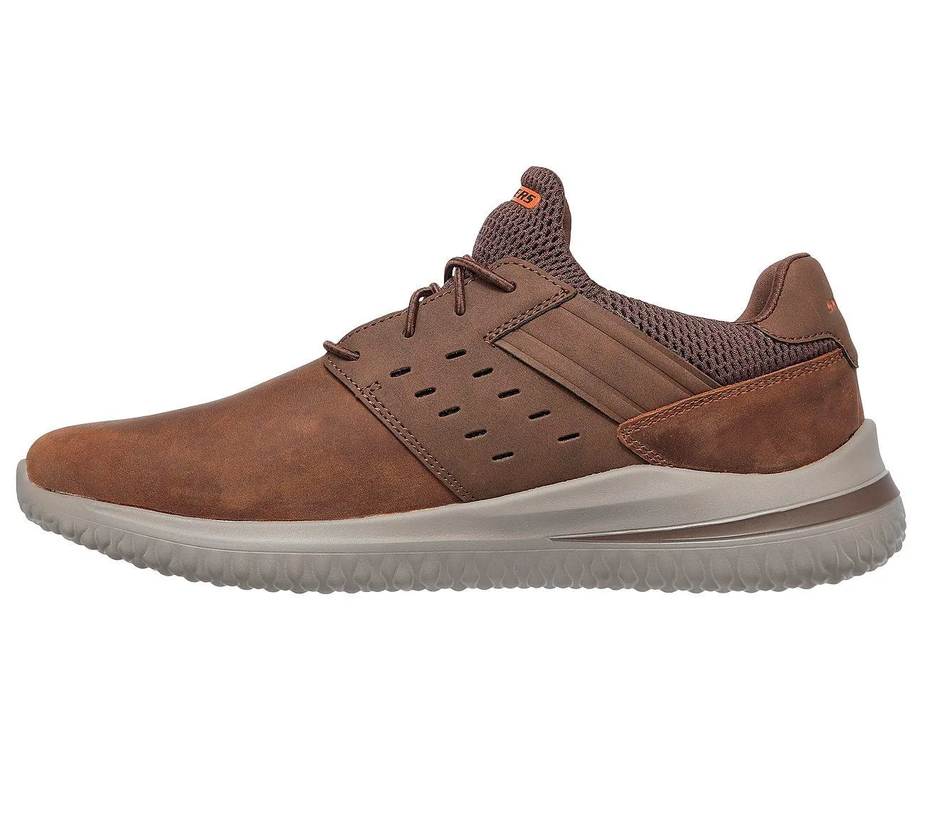 Herren Wide Fit Skechers Delson 3.0 210308 Luxus Walking Sneakers