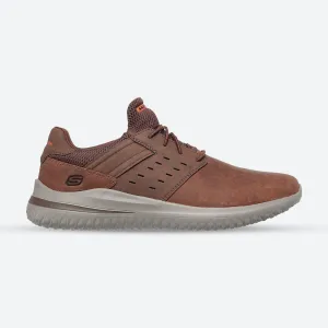 Herren Wide Fit Skechers Delson 3.0 210308 Luxus Walking Sneakers