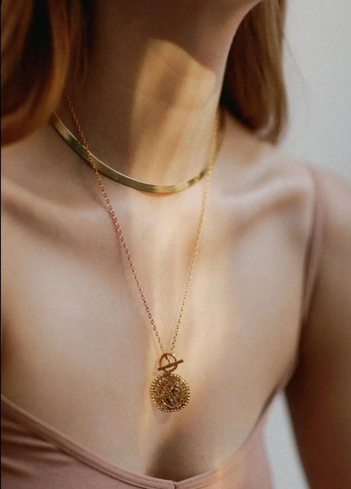 Herringbone Chain in Gold, Rose Gold & Silver