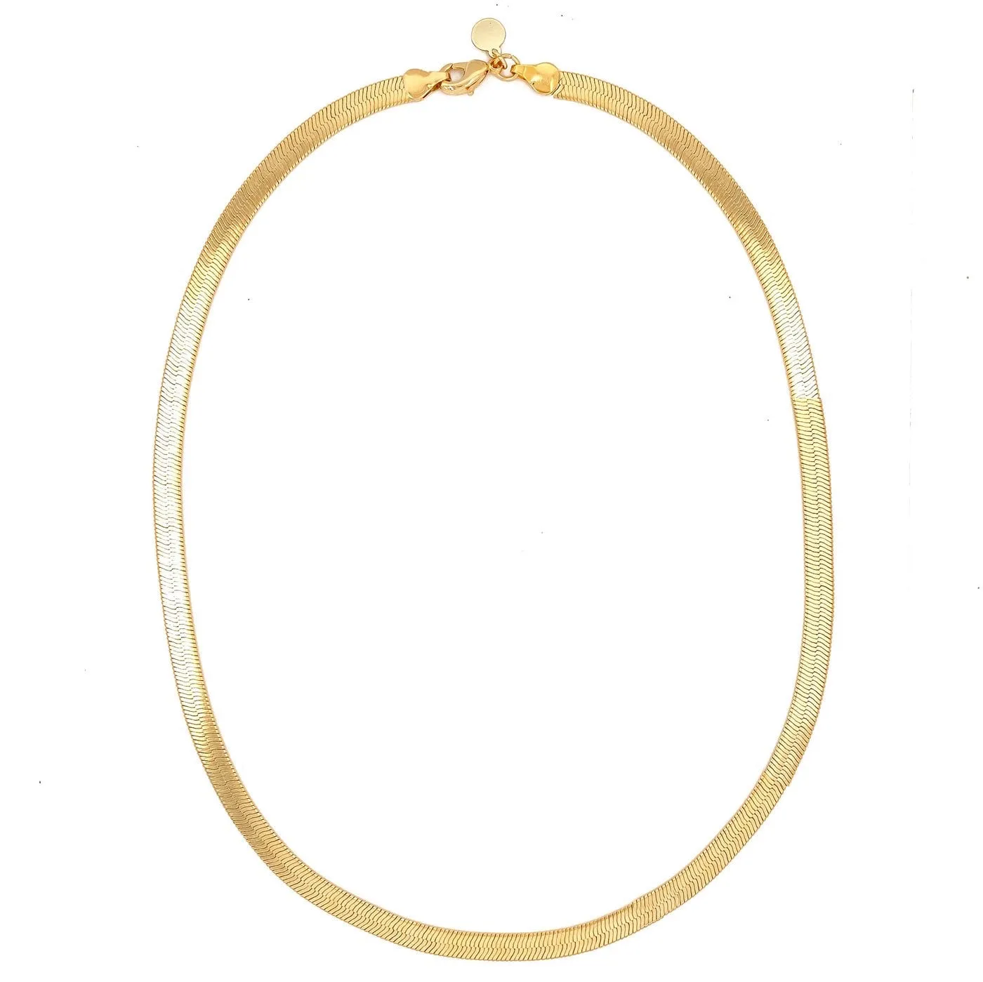 Herringbone Chain in Gold, Rose Gold & Silver