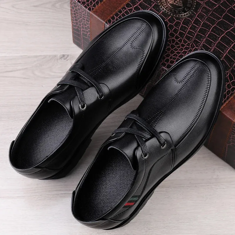 HorizonElegance Casual Lederen Sneakers