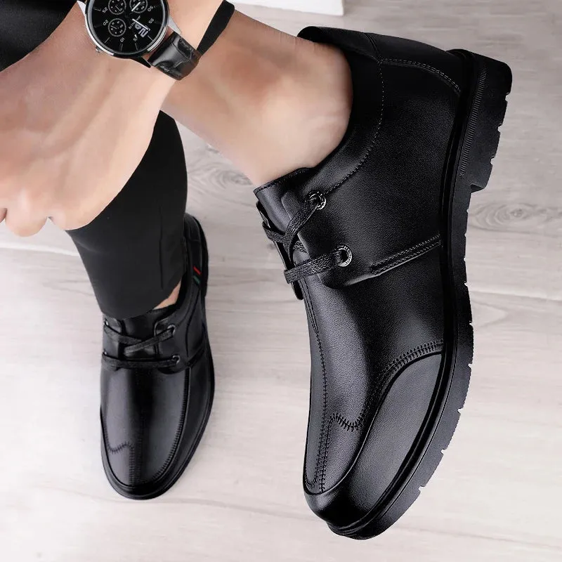 HorizonElegance Casual Lederen Sneakers