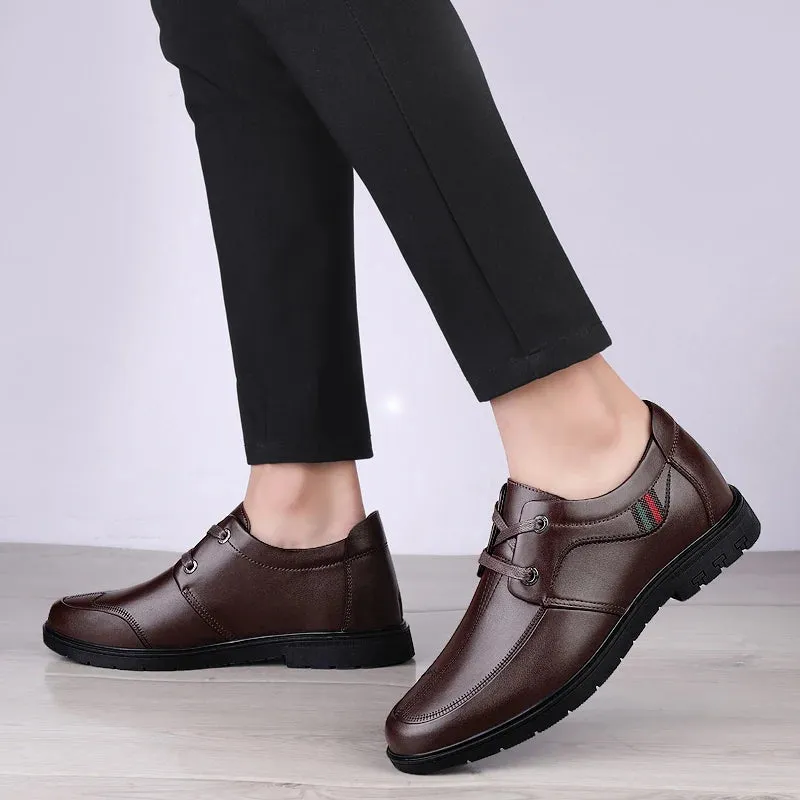 HorizonElegance Casual Lederen Sneakers