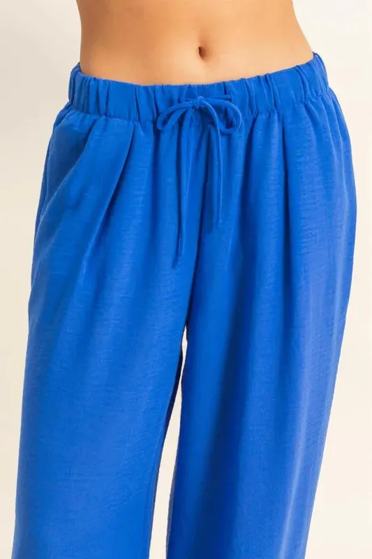 HYFVE Elasticized Waist Wide Leg Pants