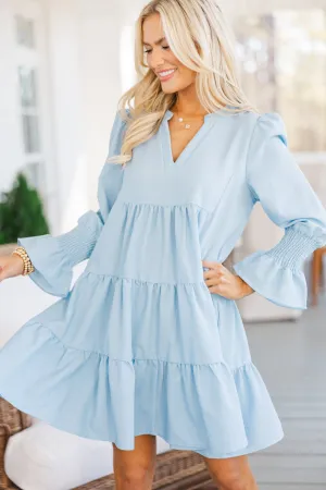 In Your Happy Place Light Blue Dress
