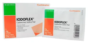 Iodoflex Cadexomer Iodine Gel Pad Dressing 10gm 2-1/8" x 3" 3 Pads/Bx