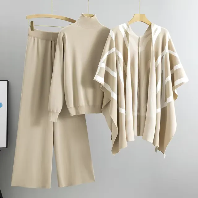 Isla | Soft & Comfortable Three-Piece Knit Set