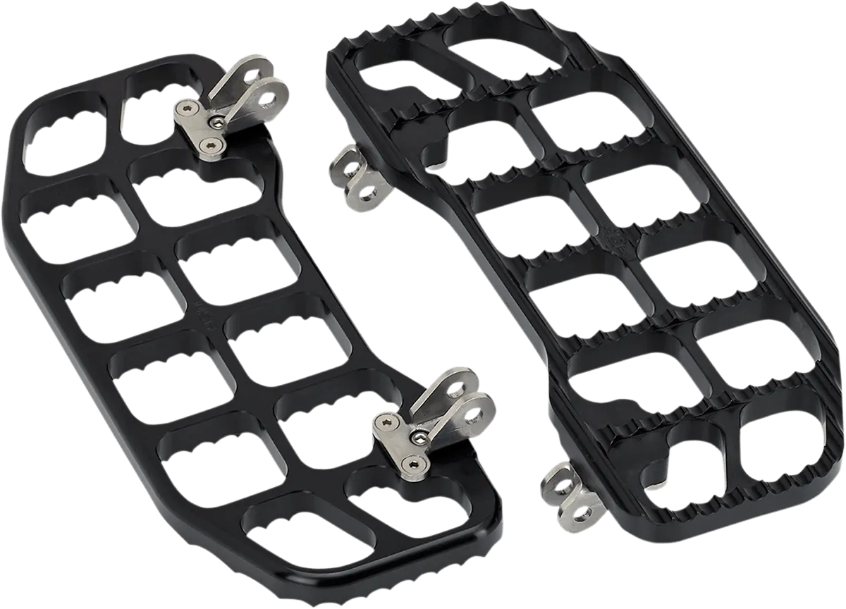 Joker Machine 08-640-1B Serrated Floorboards -Black Anodized
