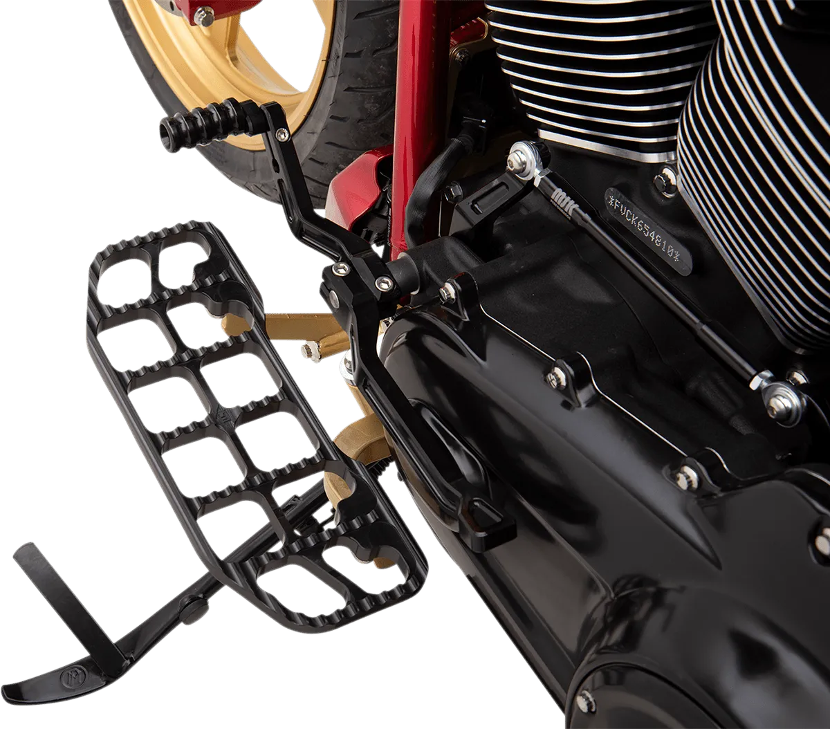 Joker Machine 08-640-1B Serrated Floorboards -Black Anodized