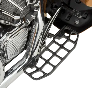 Joker Machine 08-640-1B Serrated Floorboards -Black Anodized