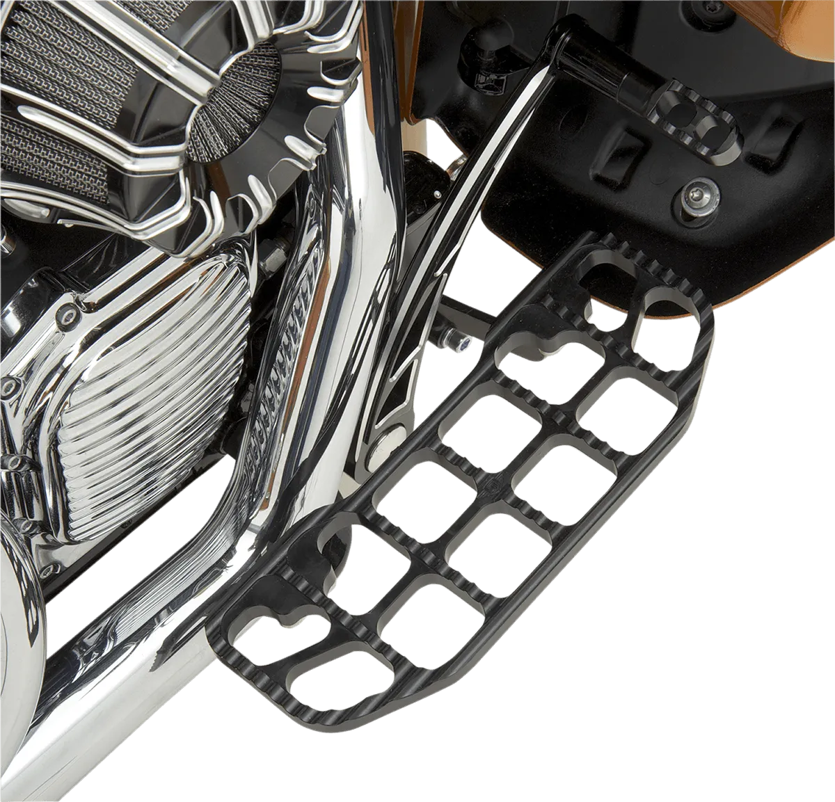 Joker Machine 08-640-1B Serrated Floorboards -Black Anodized