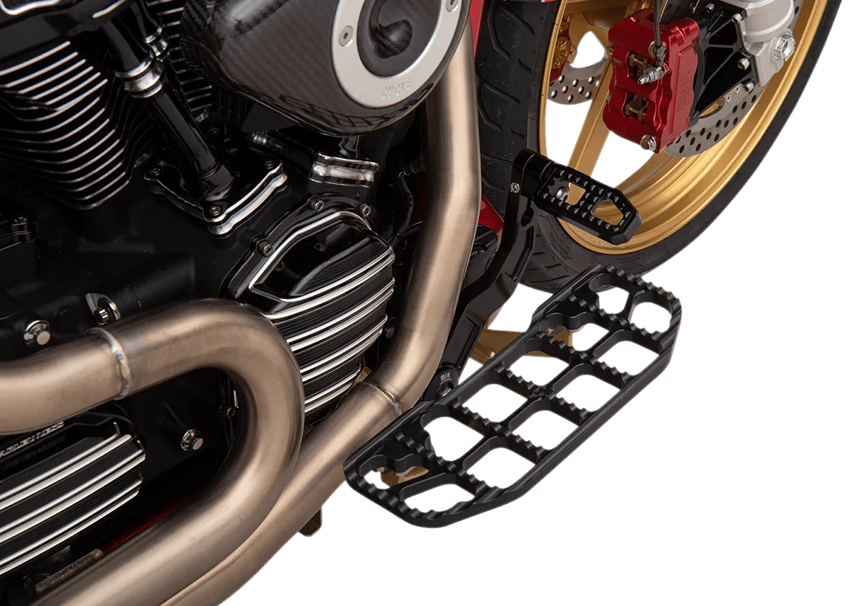 Joker Machine 08-640-1B Serrated Floorboards -Black Anodized