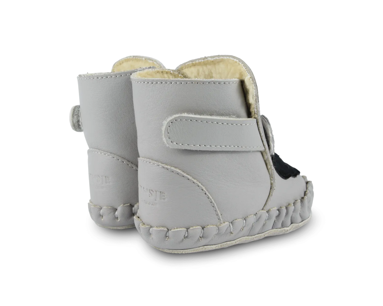 Kapi Exclusive Booties | Badger | Light Stone Leather
