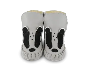 Kapi Exclusive Booties | Badger | Light Stone Leather