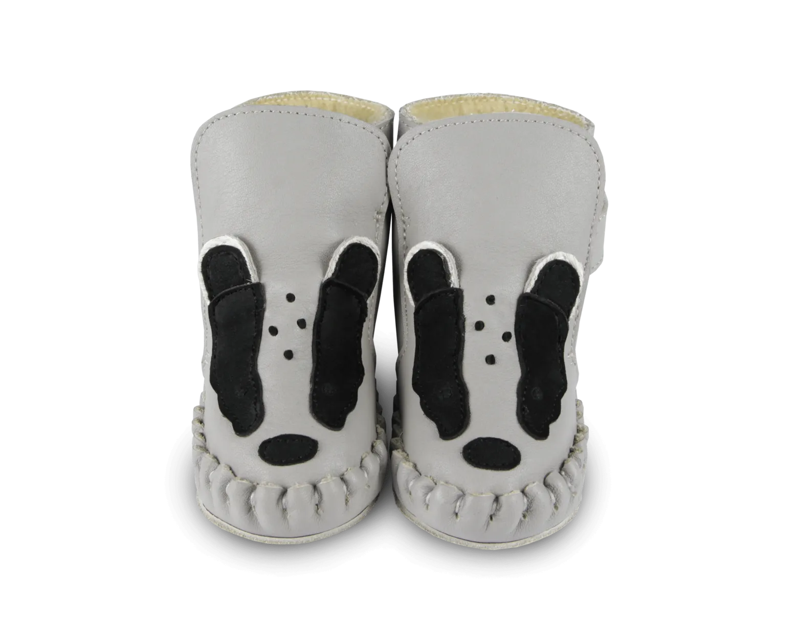 Kapi Exclusive Booties | Badger | Light Stone Leather