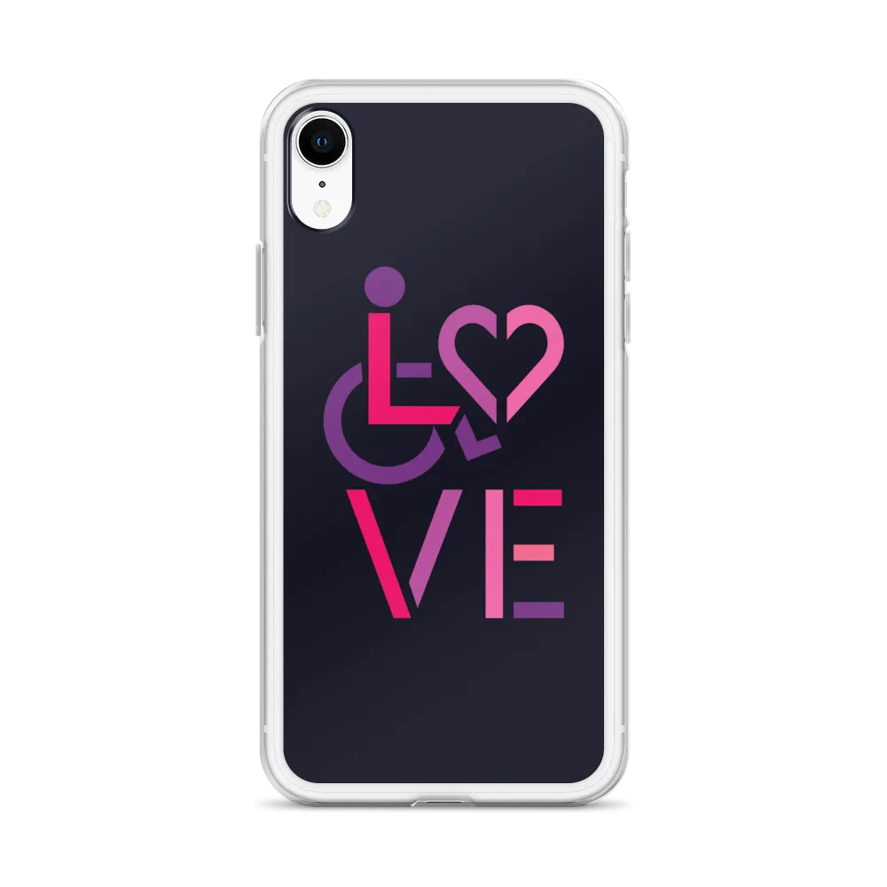 LOVE (for the Special Needs Community) iPhone Case Stacked Design 2 of 3