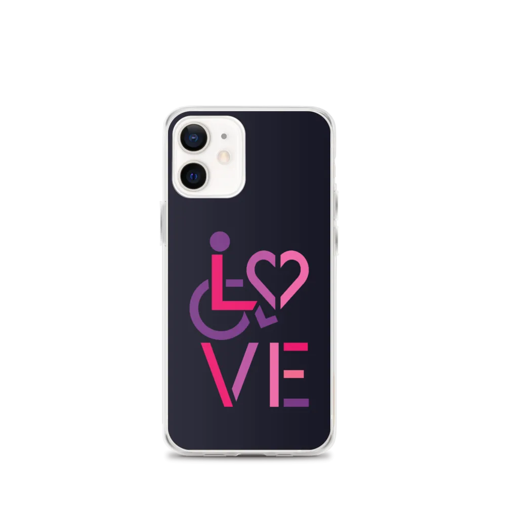LOVE (for the Special Needs Community) iPhone Case Stacked Design 2 of 3