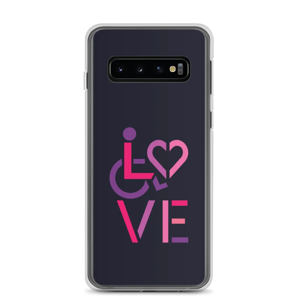 LOVE (for the Special Needs Community) Samsung Case Stacked Design 2 of 3