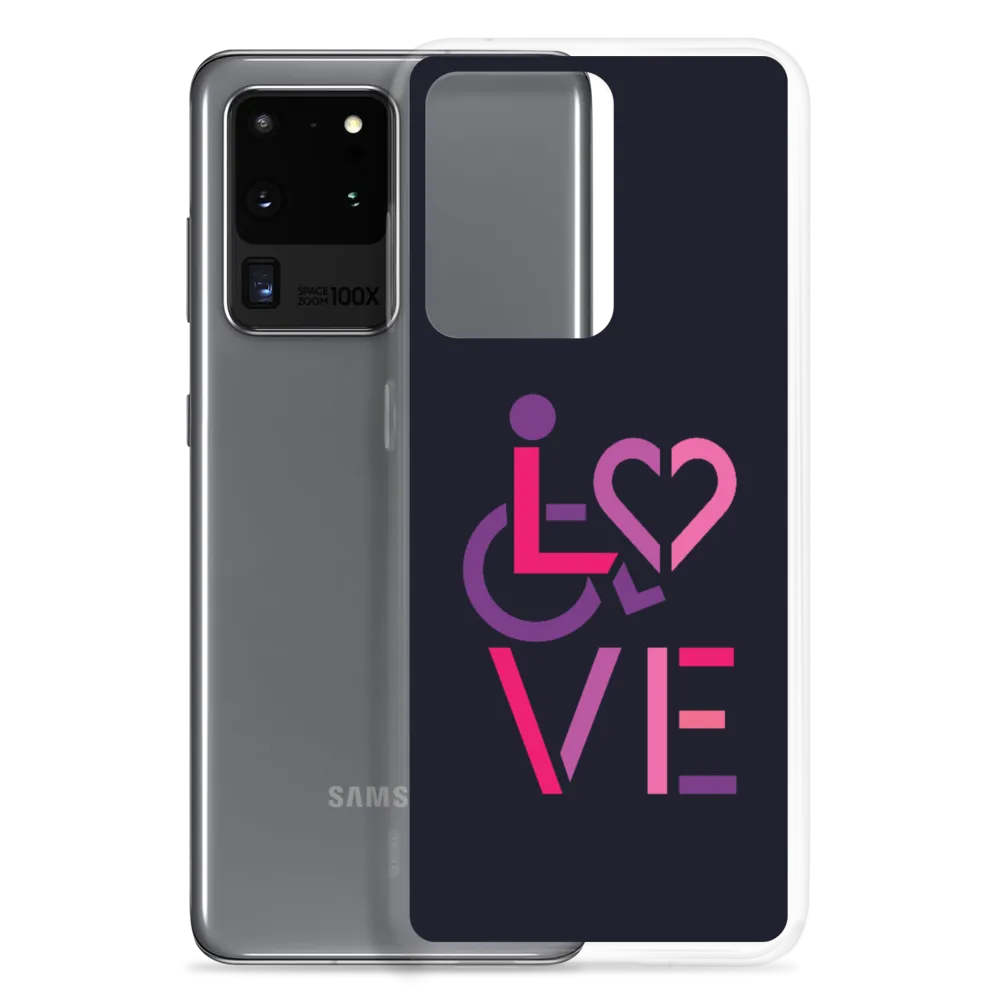 LOVE (for the Special Needs Community) Samsung Case Stacked Design 2 of 3