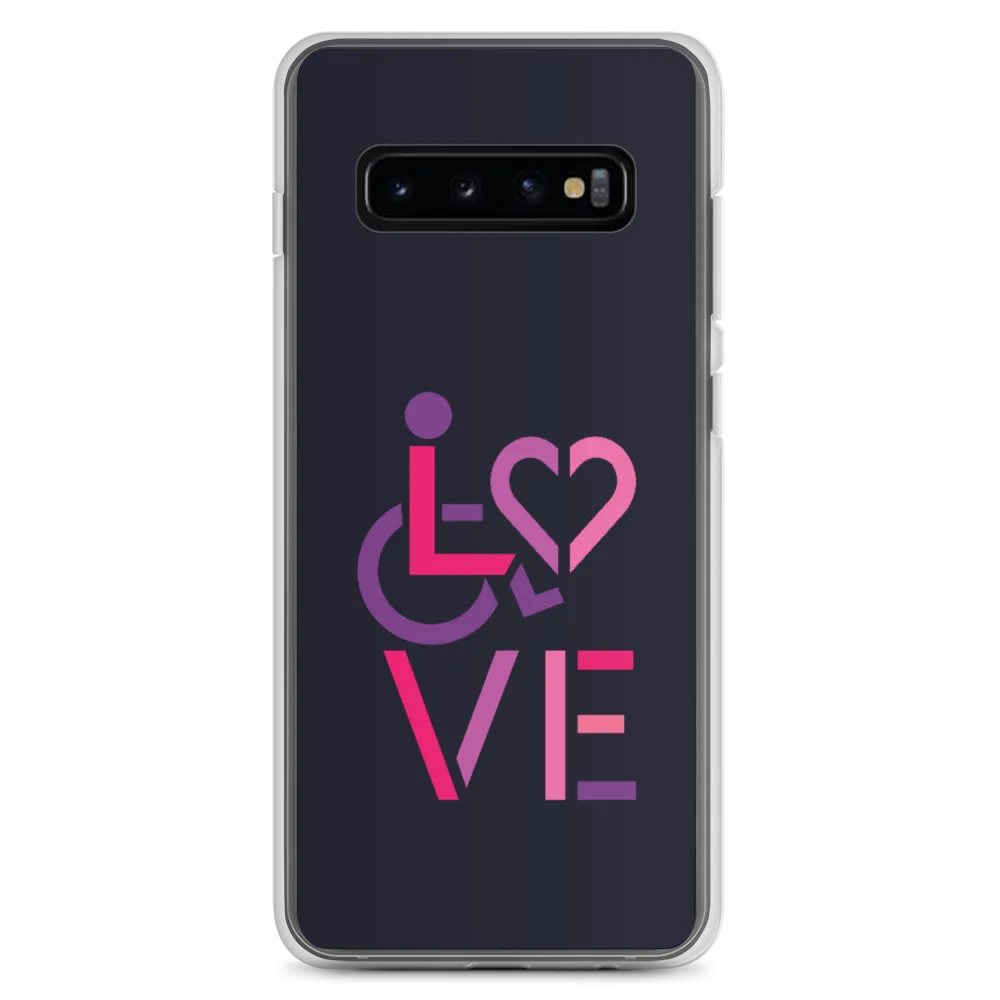 LOVE (for the Special Needs Community) Samsung Case Stacked Design 2 of 3
