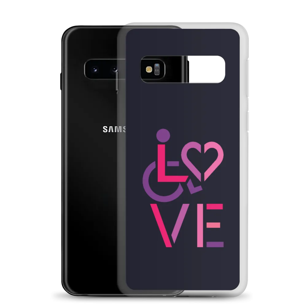 LOVE (for the Special Needs Community) Samsung Case Stacked Design 2 of 3