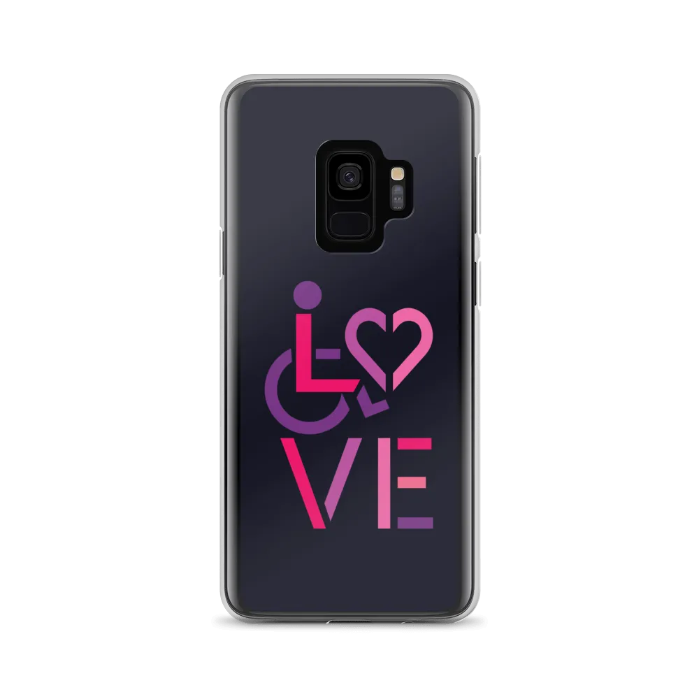 LOVE (for the Special Needs Community) Samsung Case Stacked Design 2 of 3