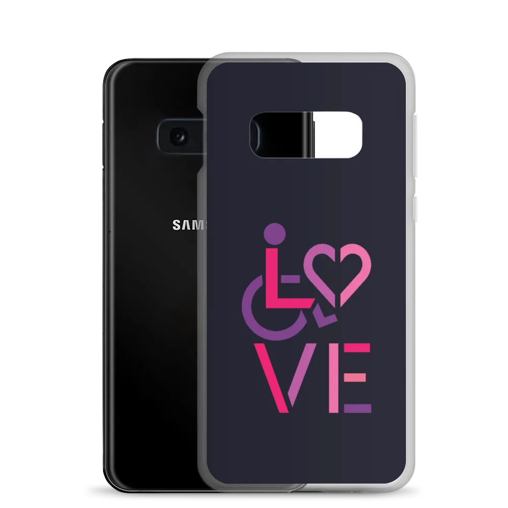 LOVE (for the Special Needs Community) Samsung Case Stacked Design 2 of 3
