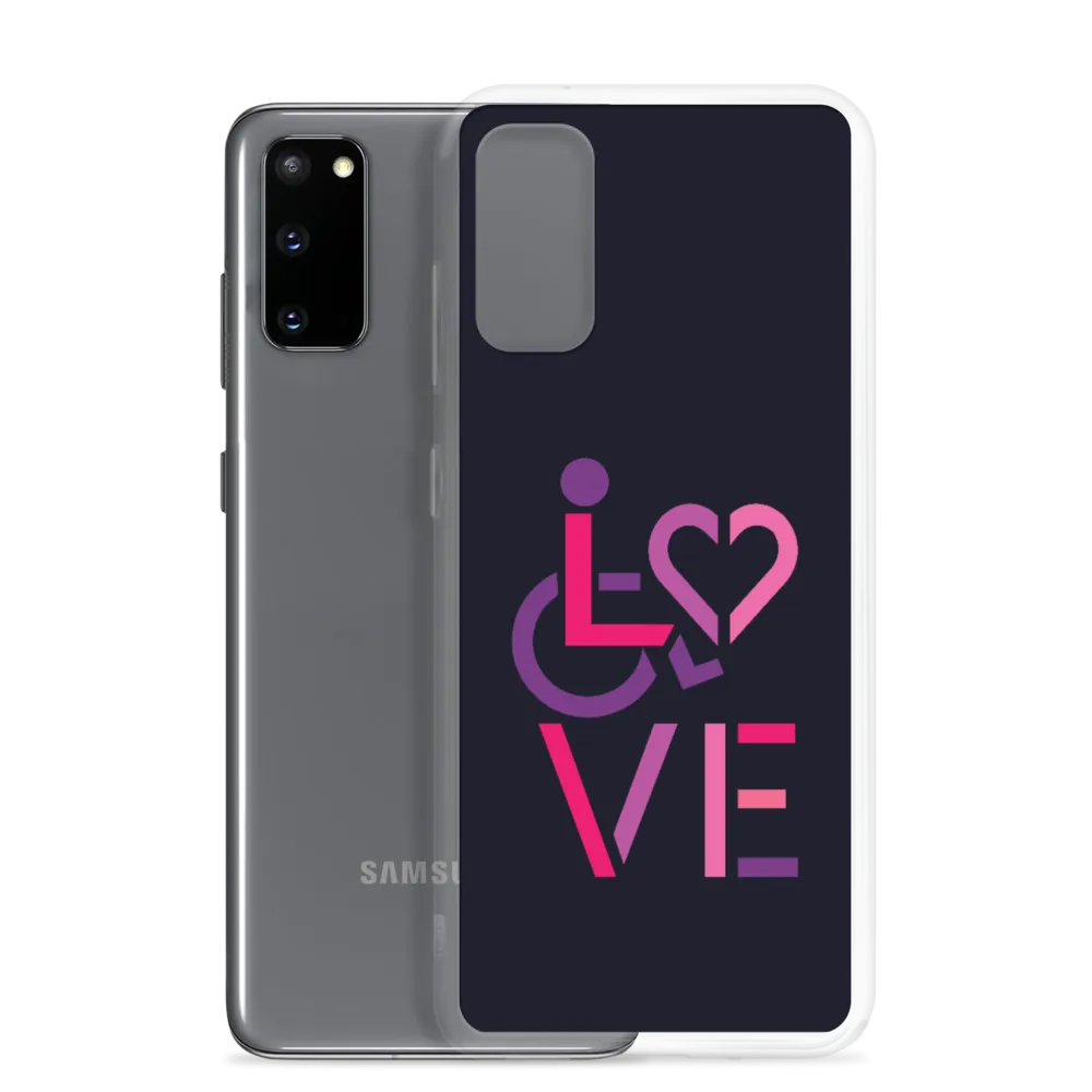 LOVE (for the Special Needs Community) Samsung Case Stacked Design 2 of 3