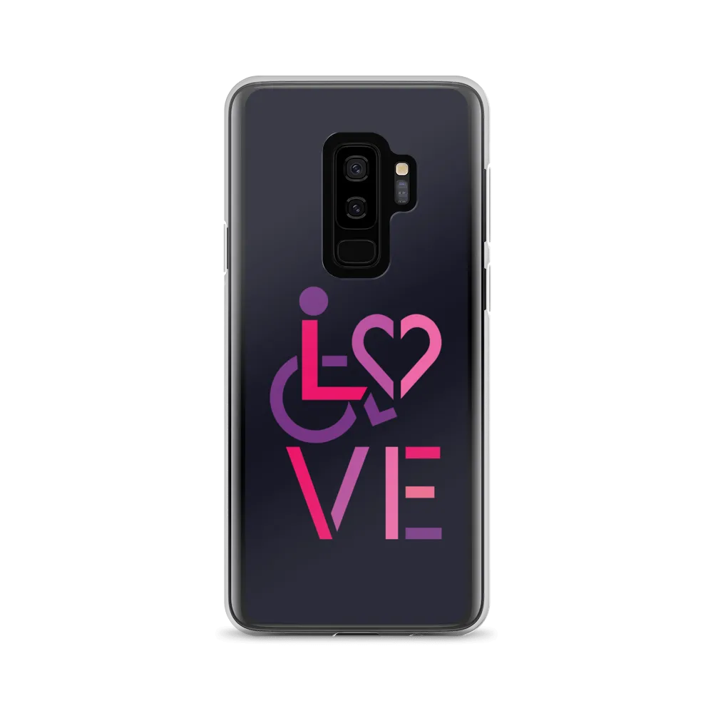 LOVE (for the Special Needs Community) Samsung Case Stacked Design 2 of 3
