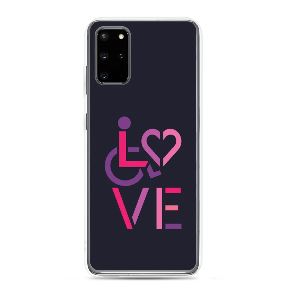 LOVE (for the Special Needs Community) Samsung Case Stacked Design 2 of 3