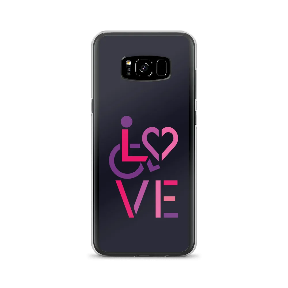 LOVE (for the Special Needs Community) Samsung Case Stacked Design 2 of 3