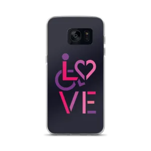 LOVE (for the Special Needs Community) Samsung Case Stacked Design 2 of 3