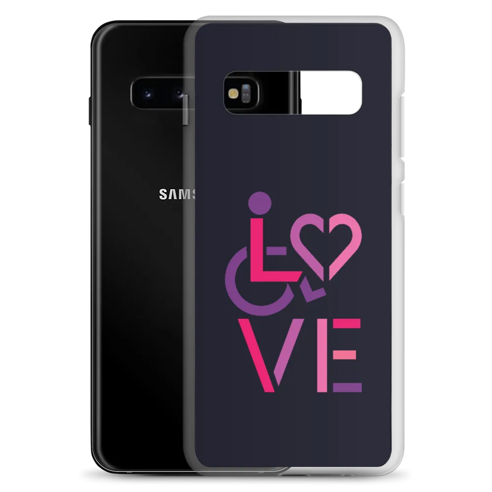 LOVE (for the Special Needs Community) Samsung Case Stacked Design 2 of 3