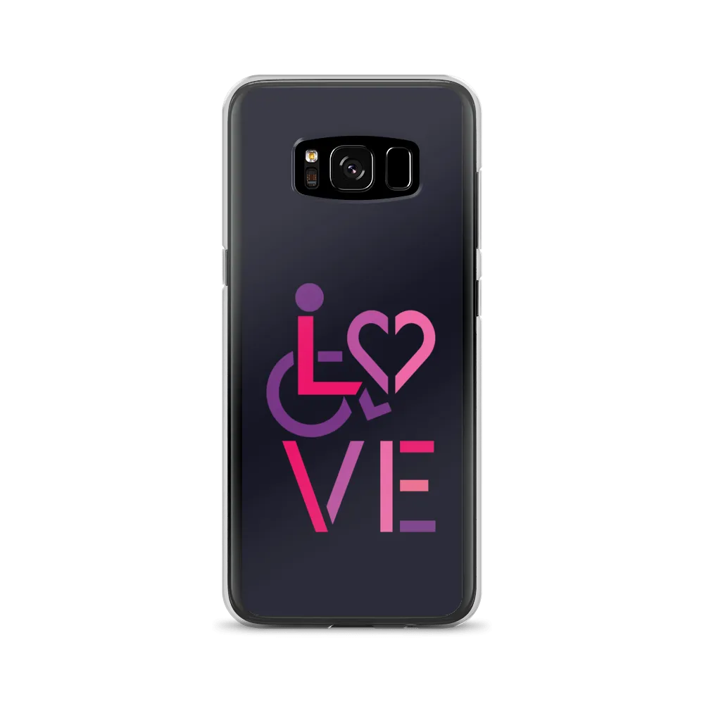 LOVE (for the Special Needs Community) Samsung Case Stacked Design 2 of 3
