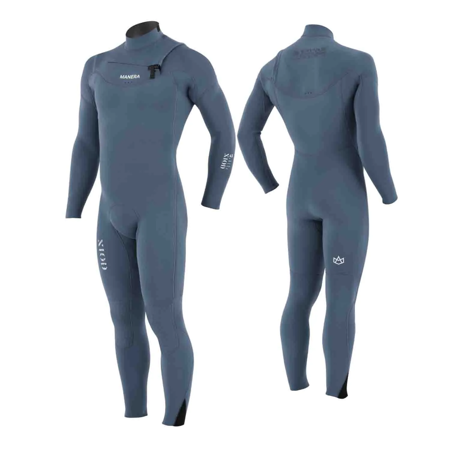 Manera X10D Meteor 5/4/3 Front Zip Slate