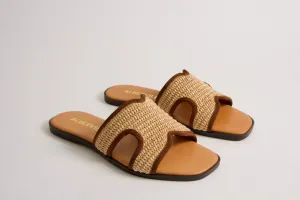 Marilyn Natural Rafia Sandals