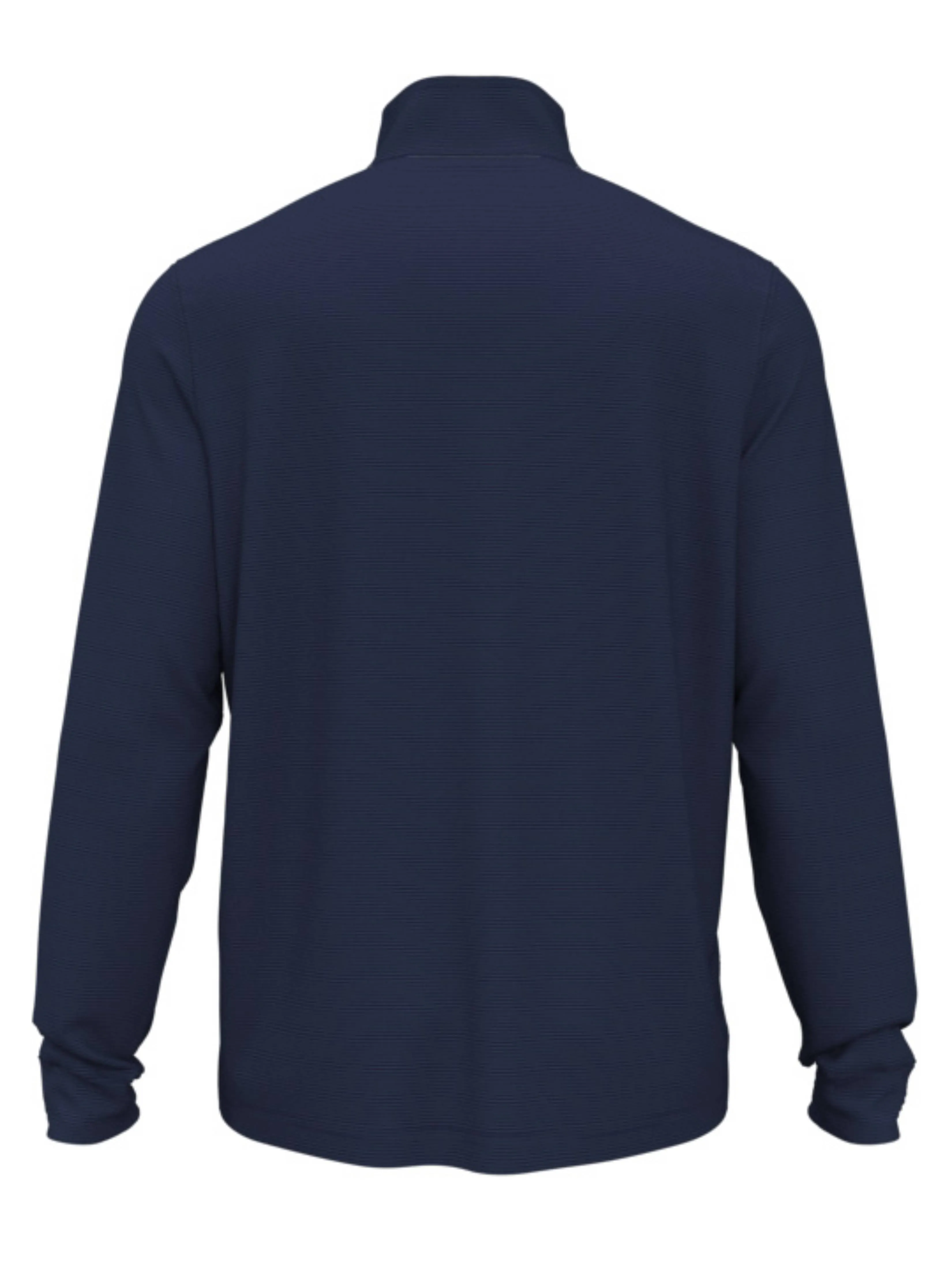 Men's Long Sleeve Feeder Stripe Mock Neck