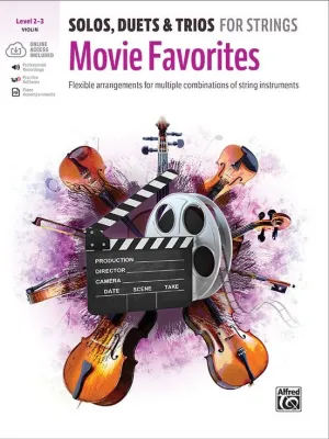 Movie Favorites Level 2-3 Violin, Book & Online Access