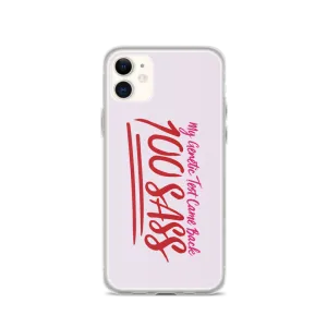 My Genetic Tests Came Back 100 SASS (iPhone Case)
