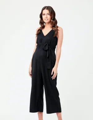 Naomi Tencel Jumpsuit Black