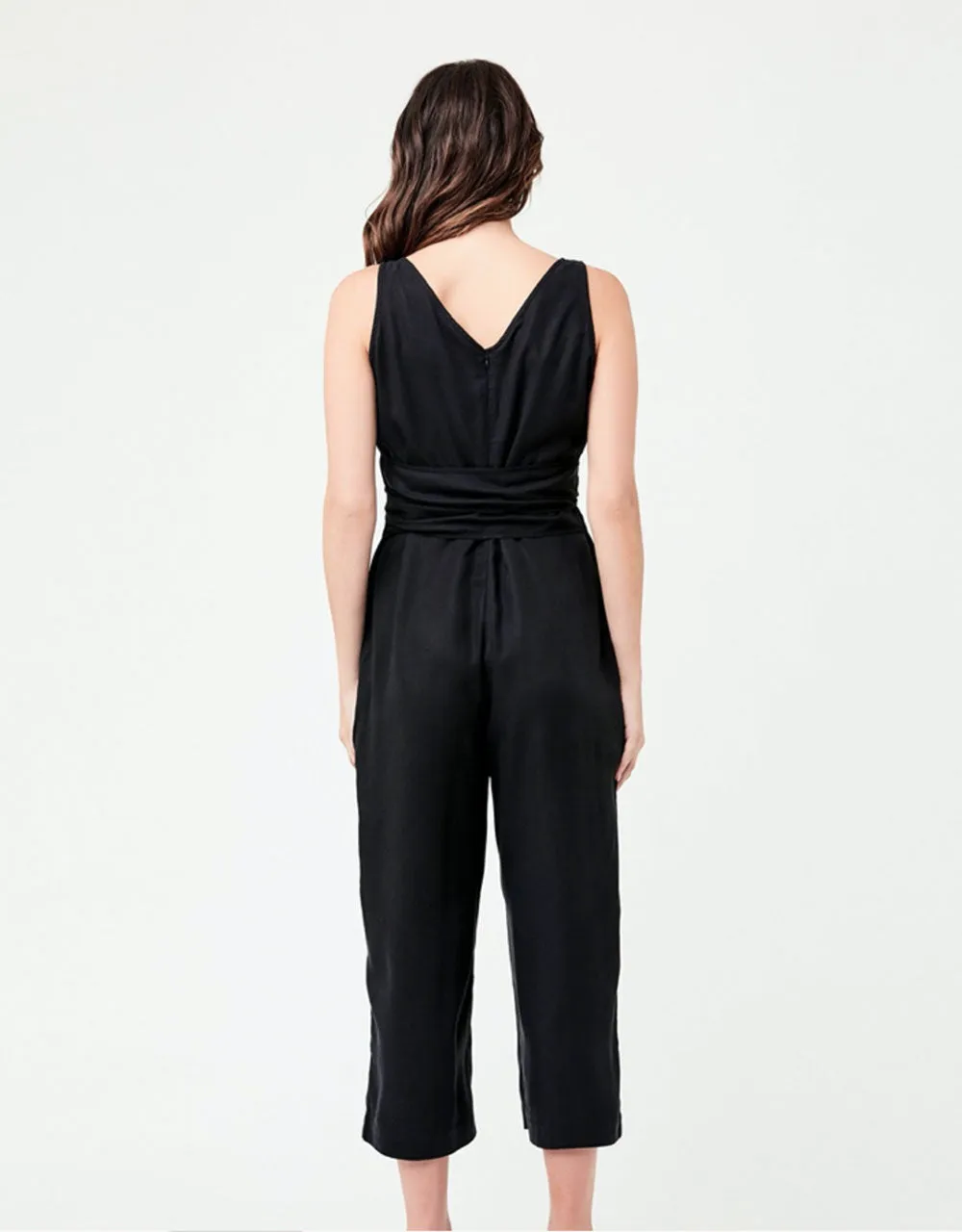 Naomi Tencel Jumpsuit Black