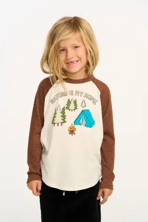 Nature Is My Home Baseball Tee