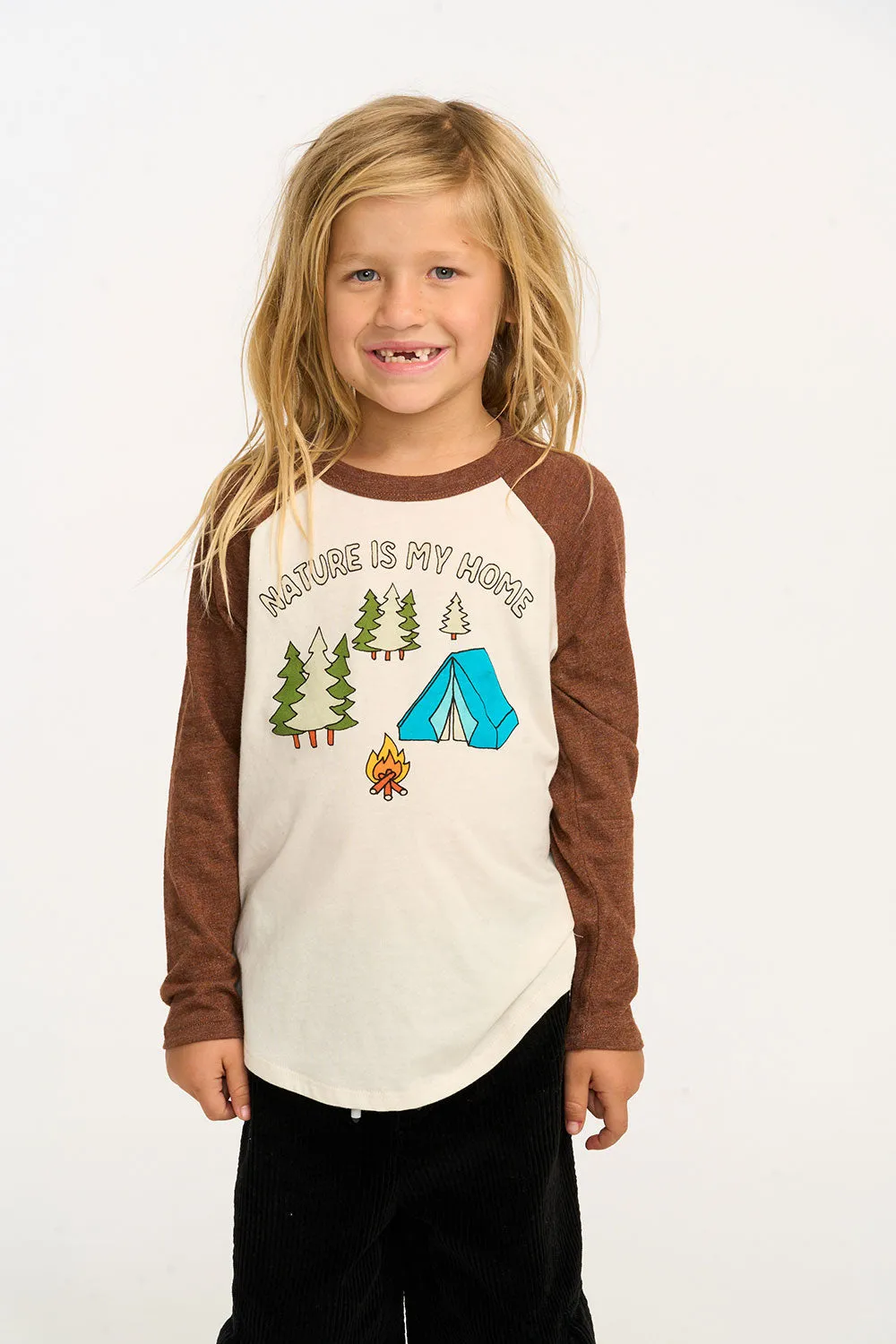 Nature Is My Home Baseball Tee