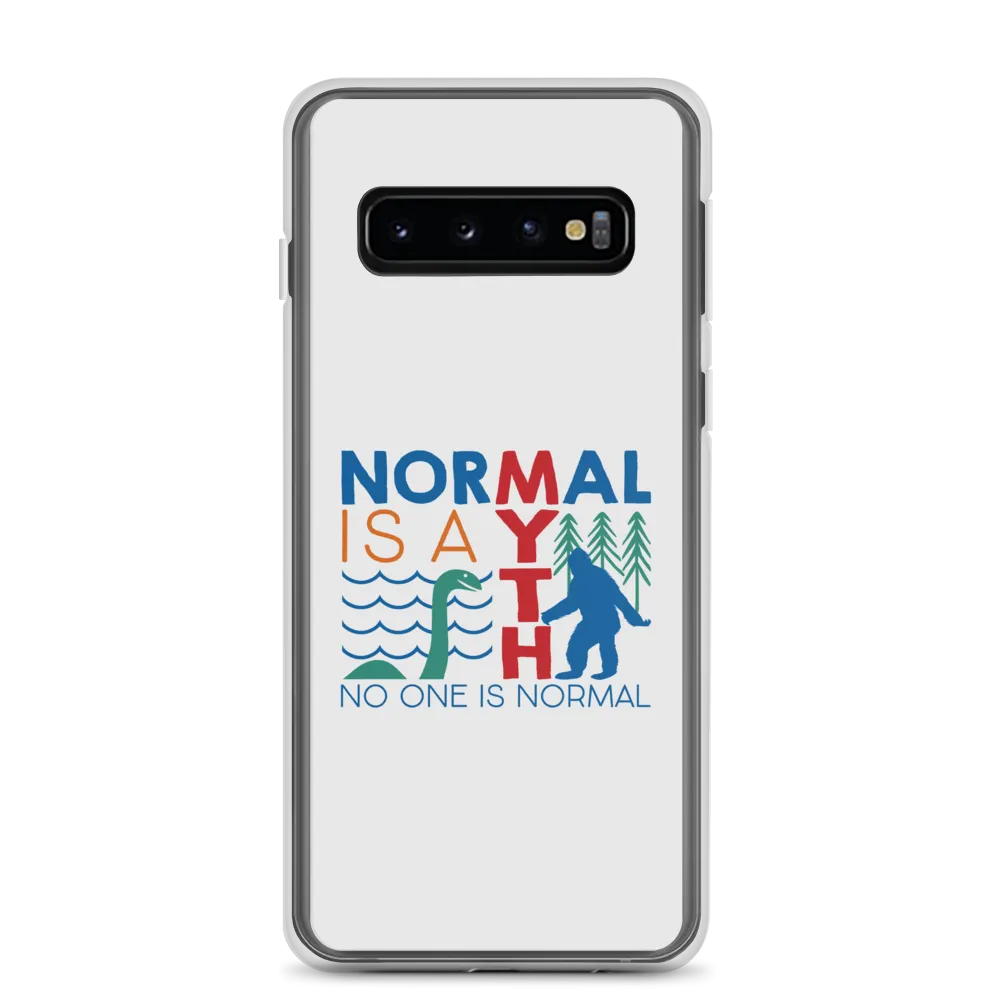 Normal is a Myth (Bigfoot & Loch Ness Monster) Samsung Case
