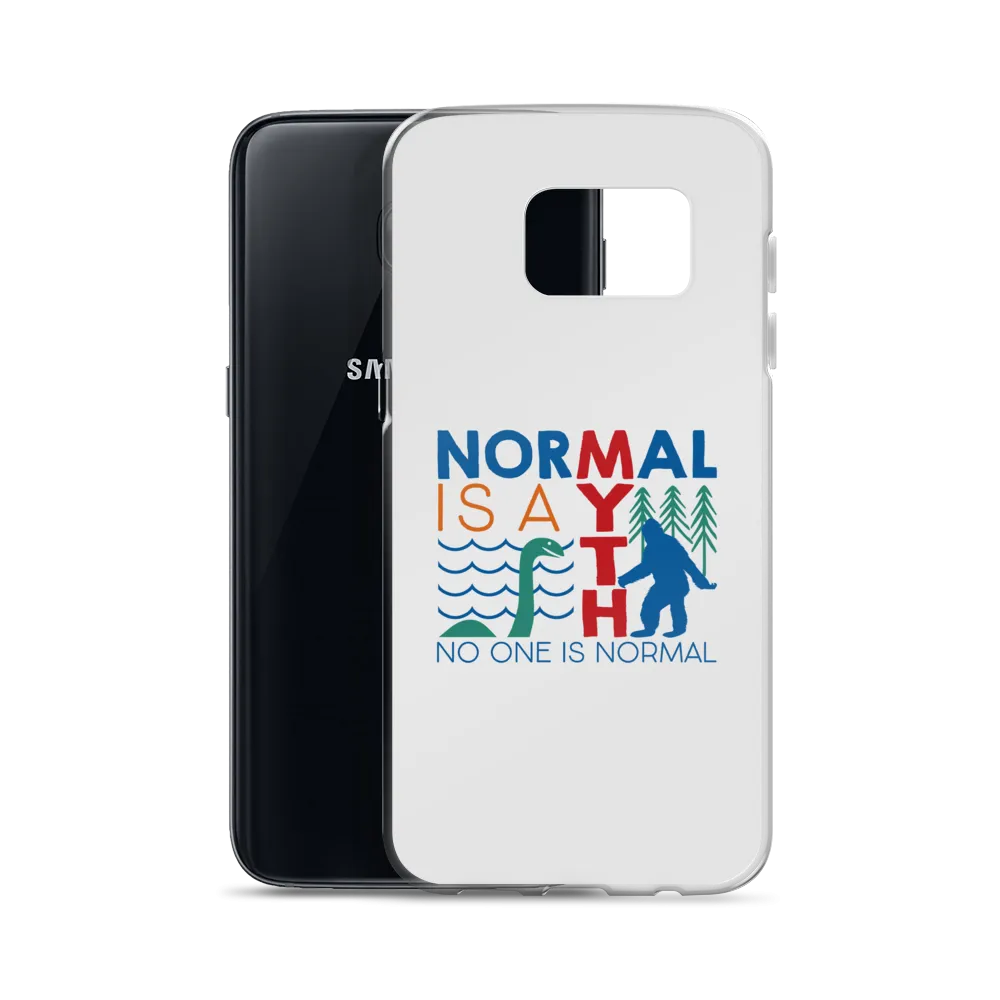 Normal is a Myth (Bigfoot & Loch Ness Monster) Samsung Case
