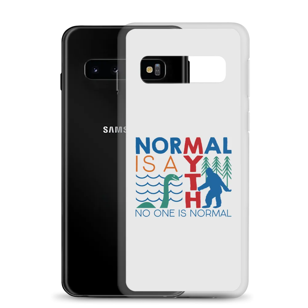 Normal is a Myth (Bigfoot & Loch Ness Monster) Samsung Case
