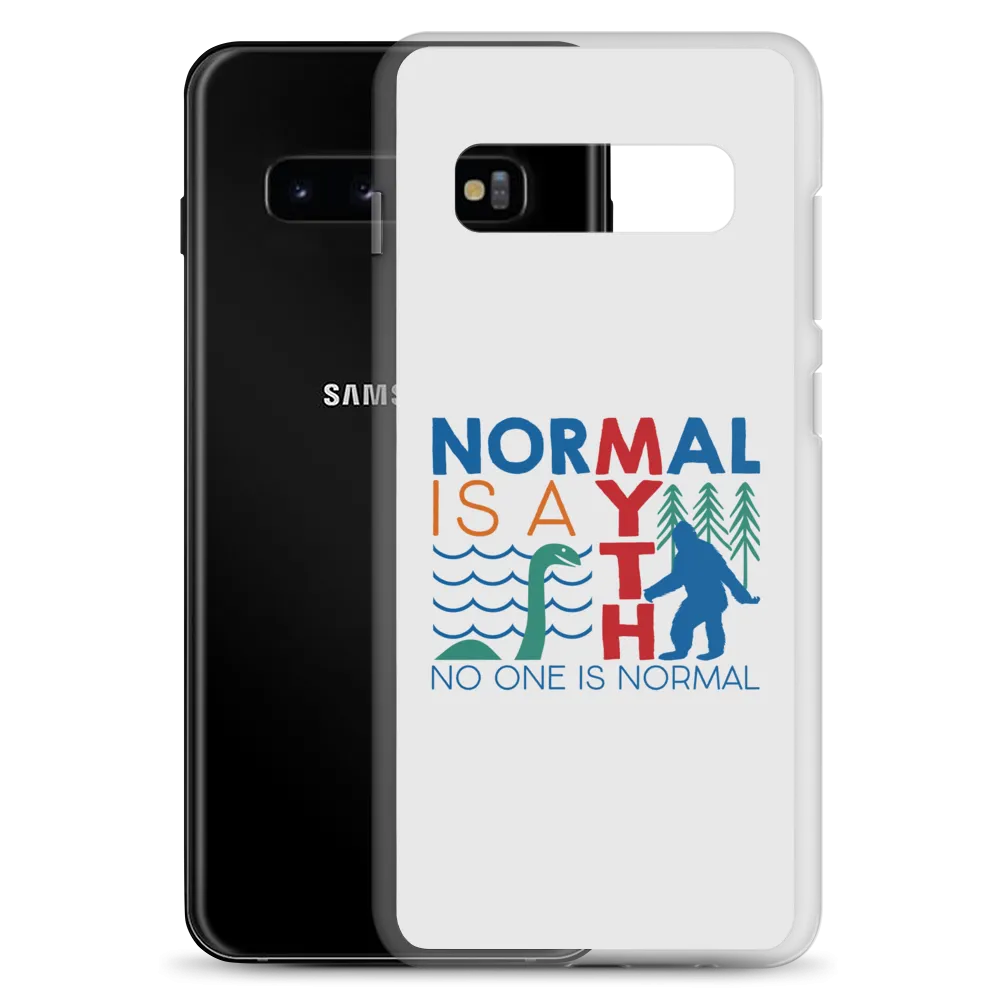 Normal is a Myth (Bigfoot & Loch Ness Monster) Samsung Case
